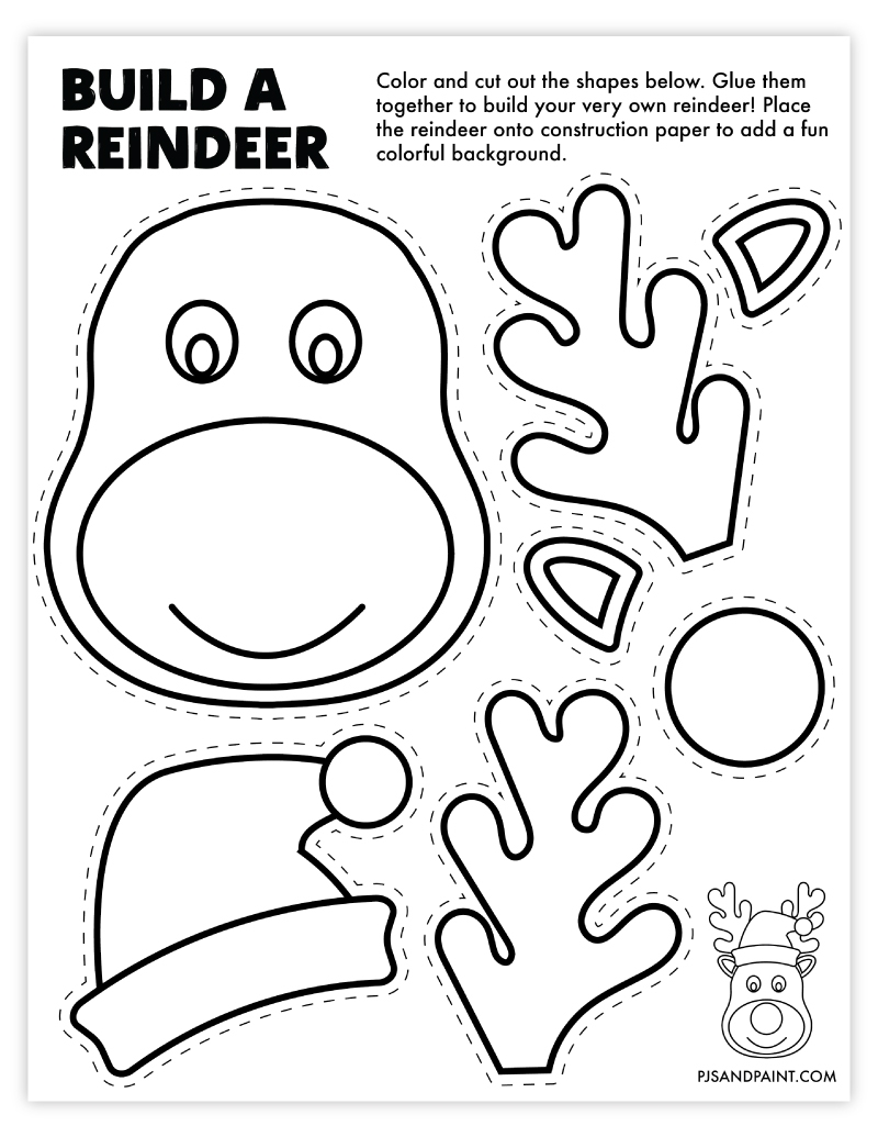 Free Reindeer Printables Patterns