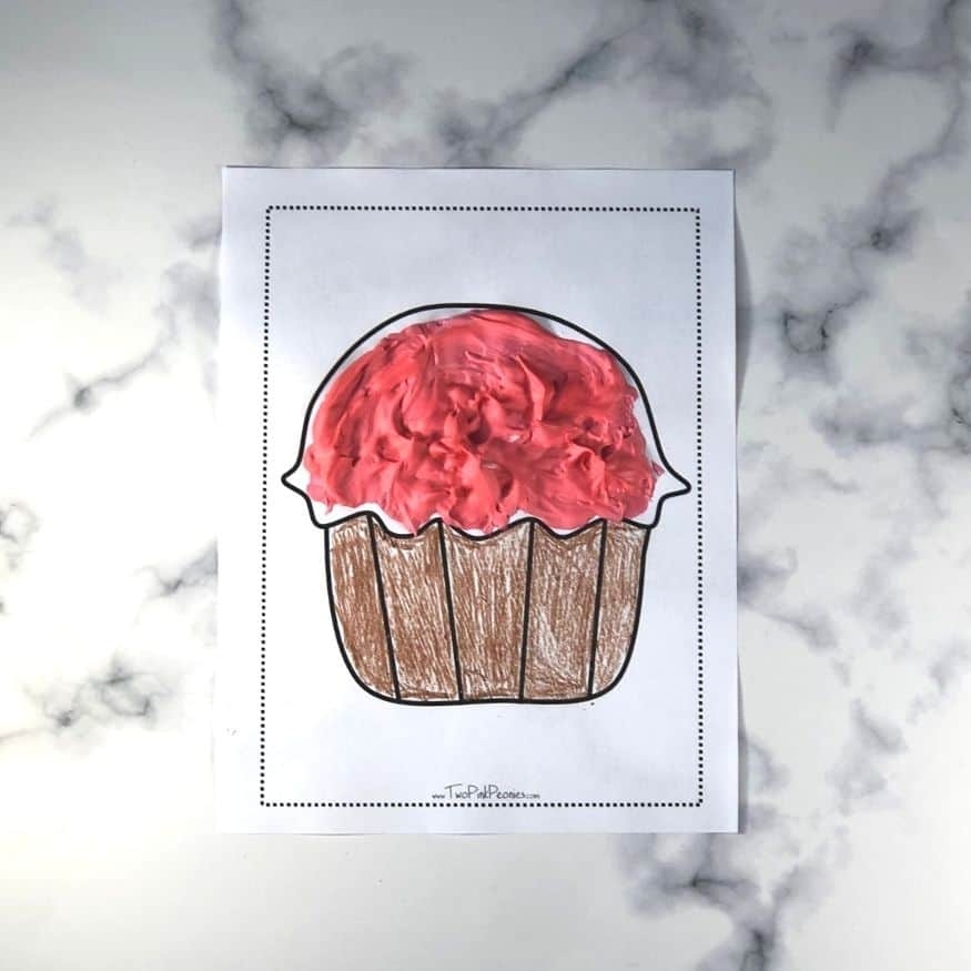 Cupcake Template Free Printable