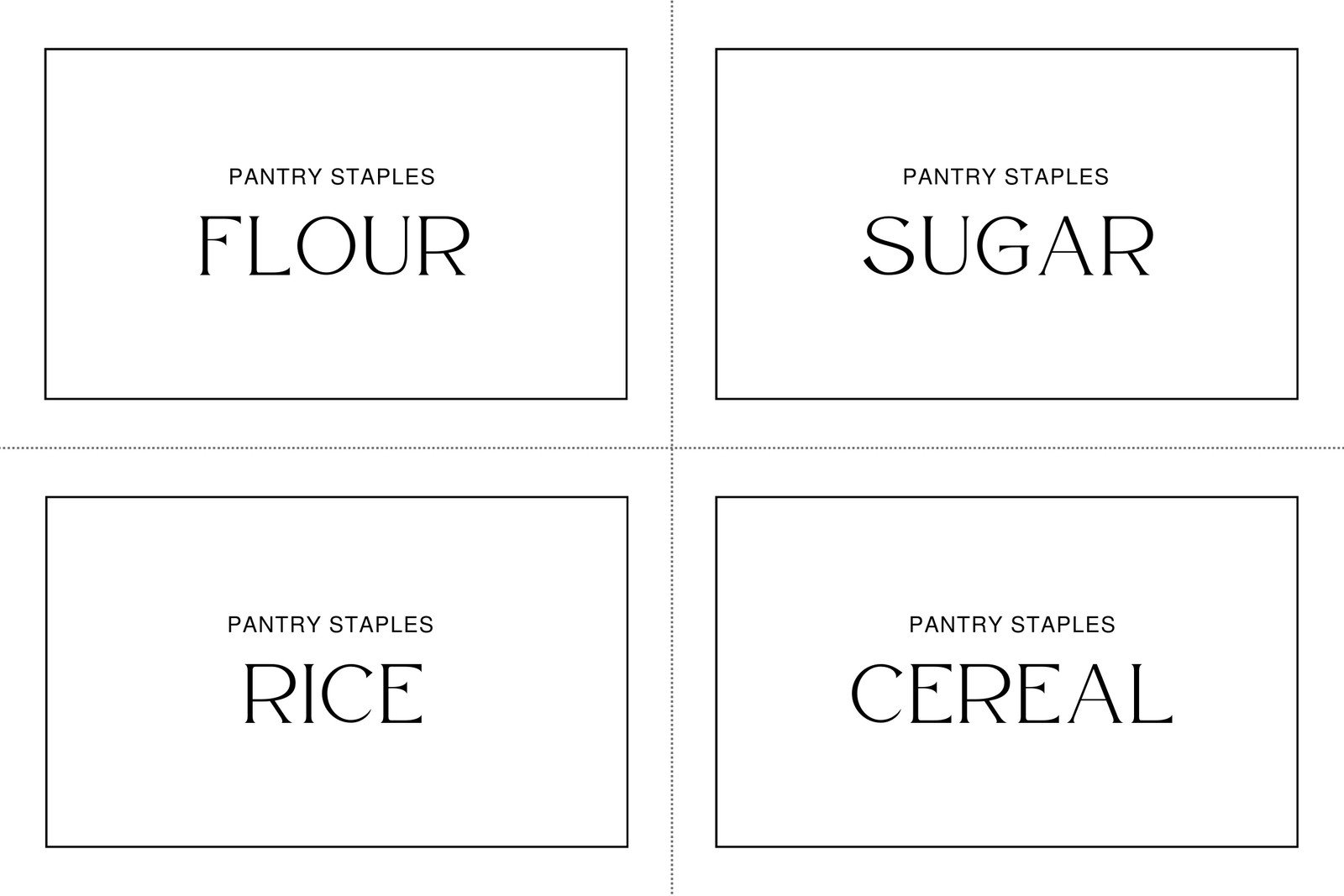 Free Printable Plant Labels Template