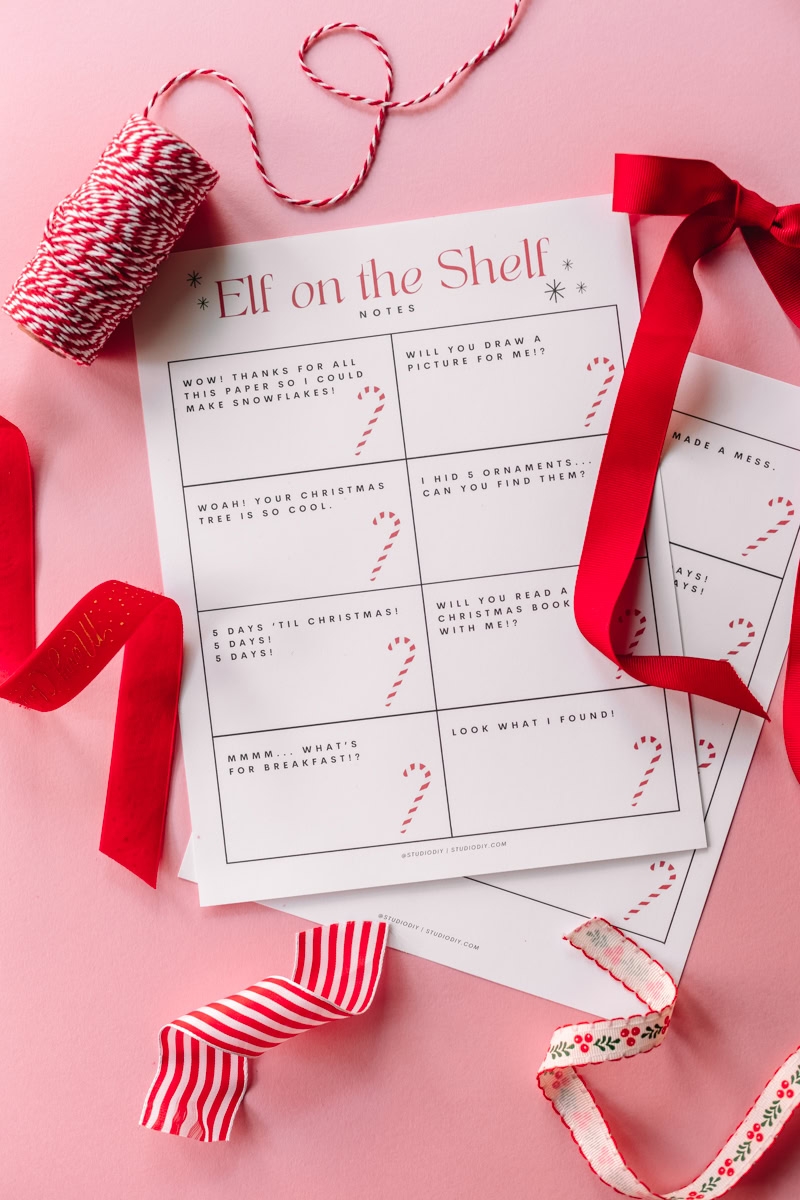 Free Printable Elf Paper