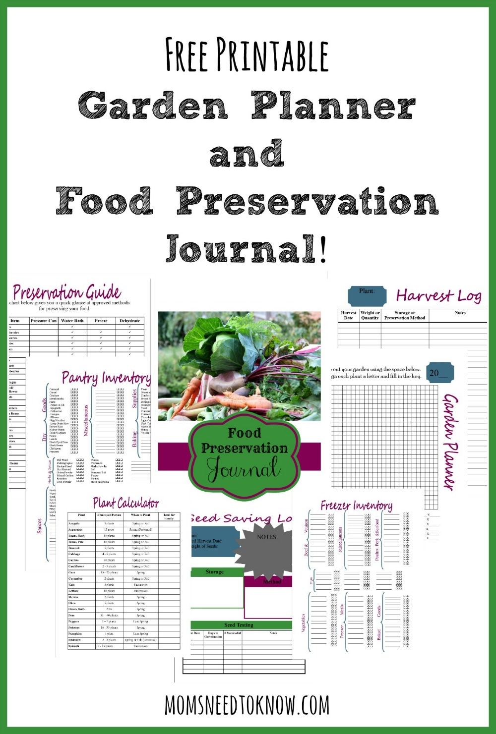 Garden Planner Free Printable