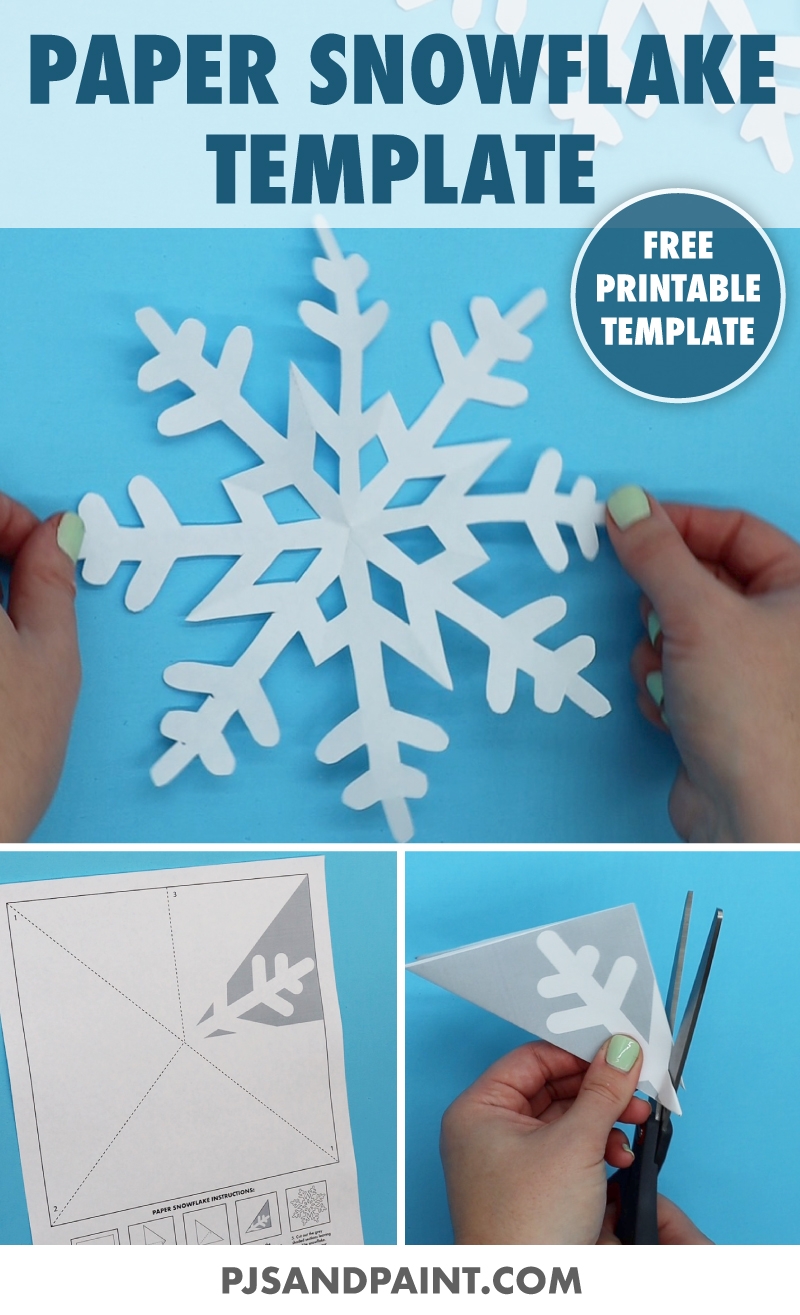 Snowflake Template Printable Free