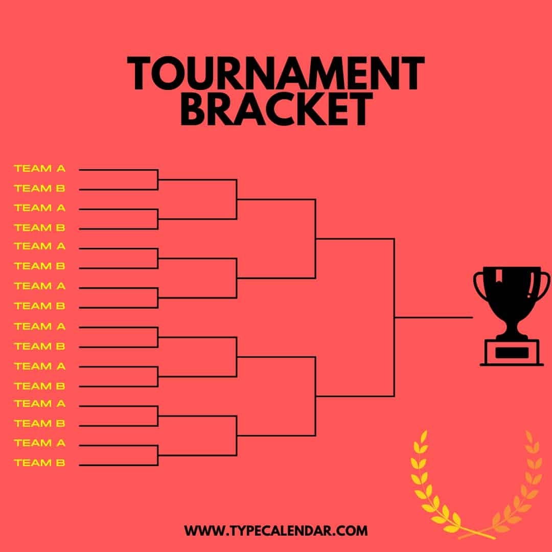 Free Printable Bracket Pdf