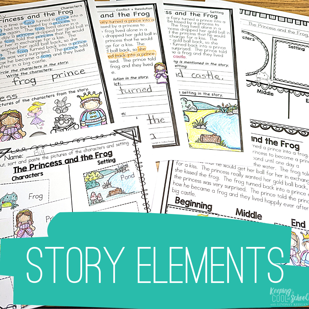 Reading Comprehension Story Elements Worksheet