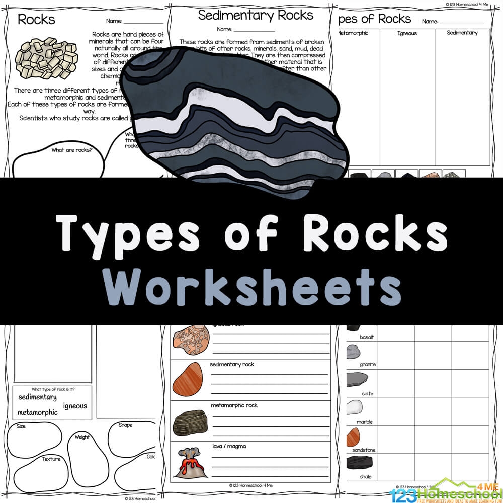 Rock Cycle Reading Comprehension Worksheet