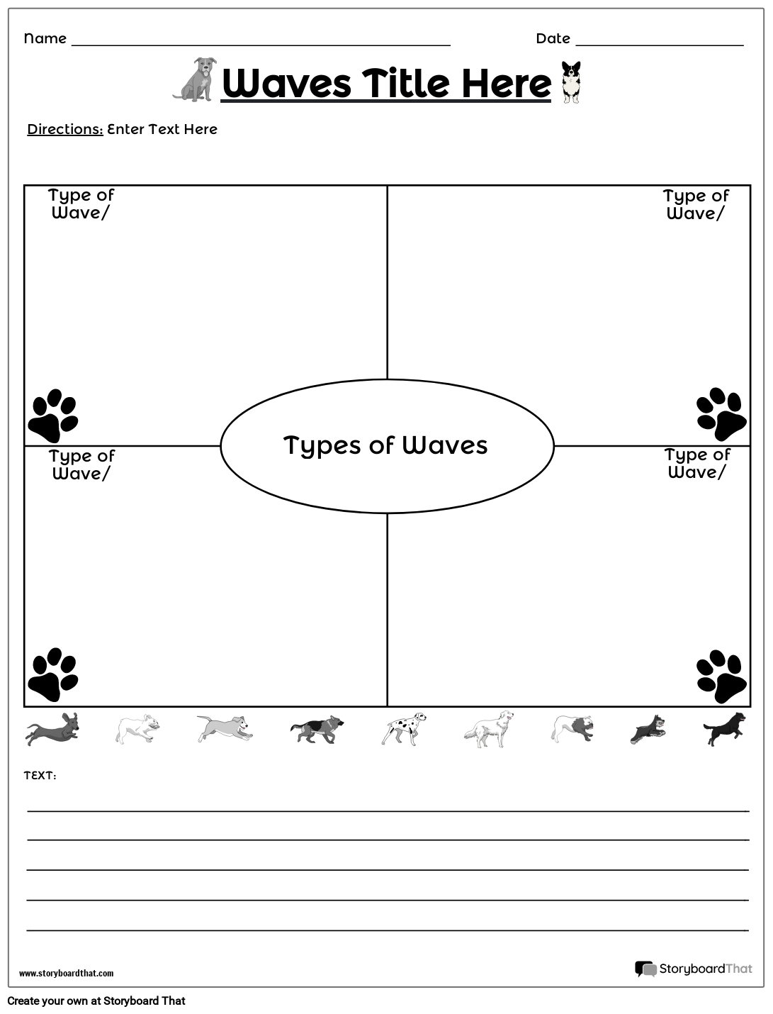 Waves Reading Comprehension Worksheet