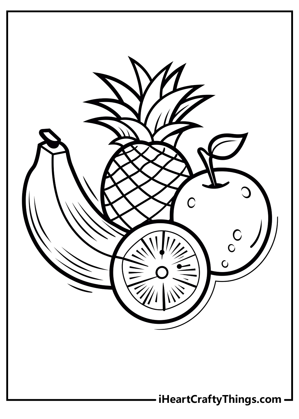 Free Printable Coloring Pages Fruits