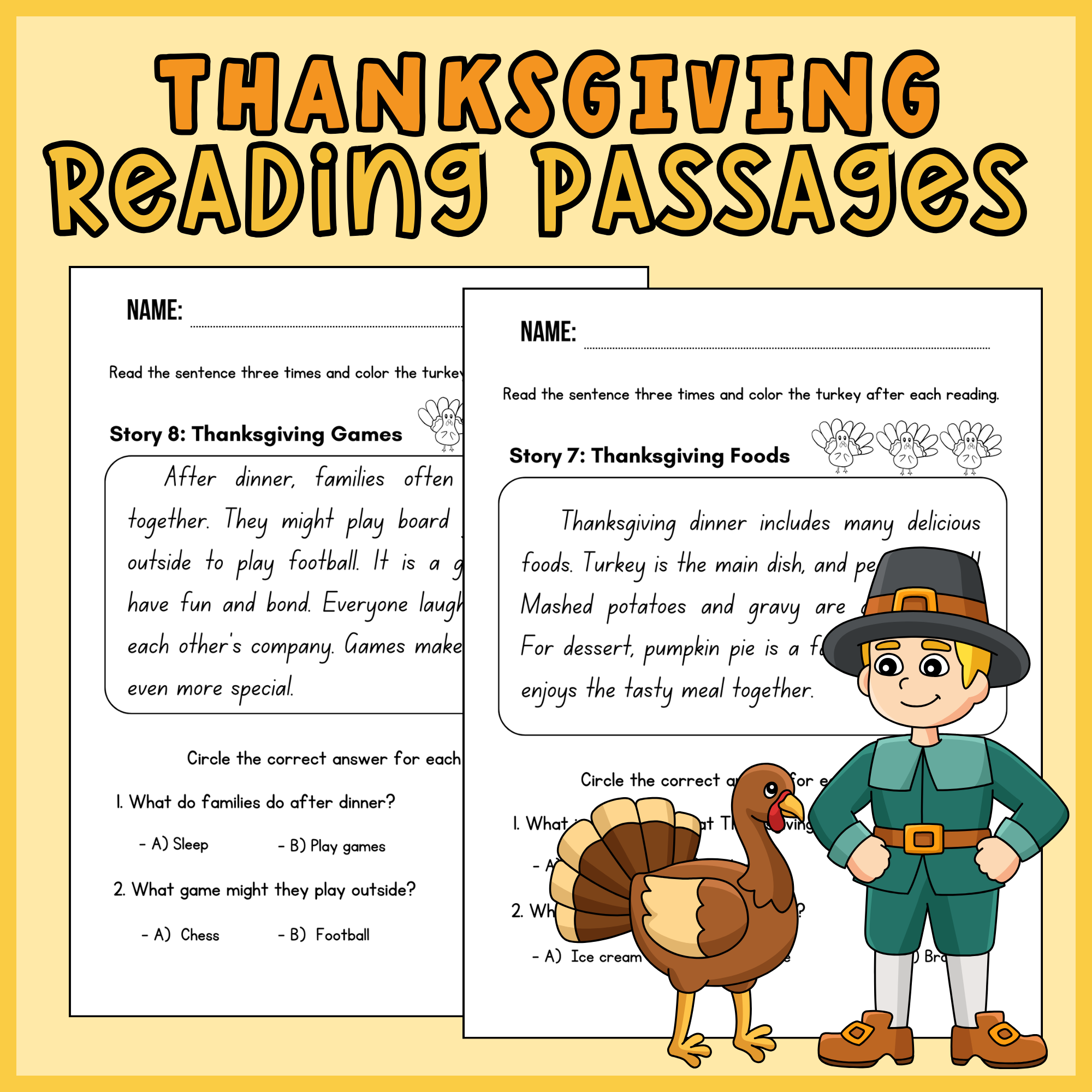 Reading Comprehension Worksheets 3rd Grade Printable