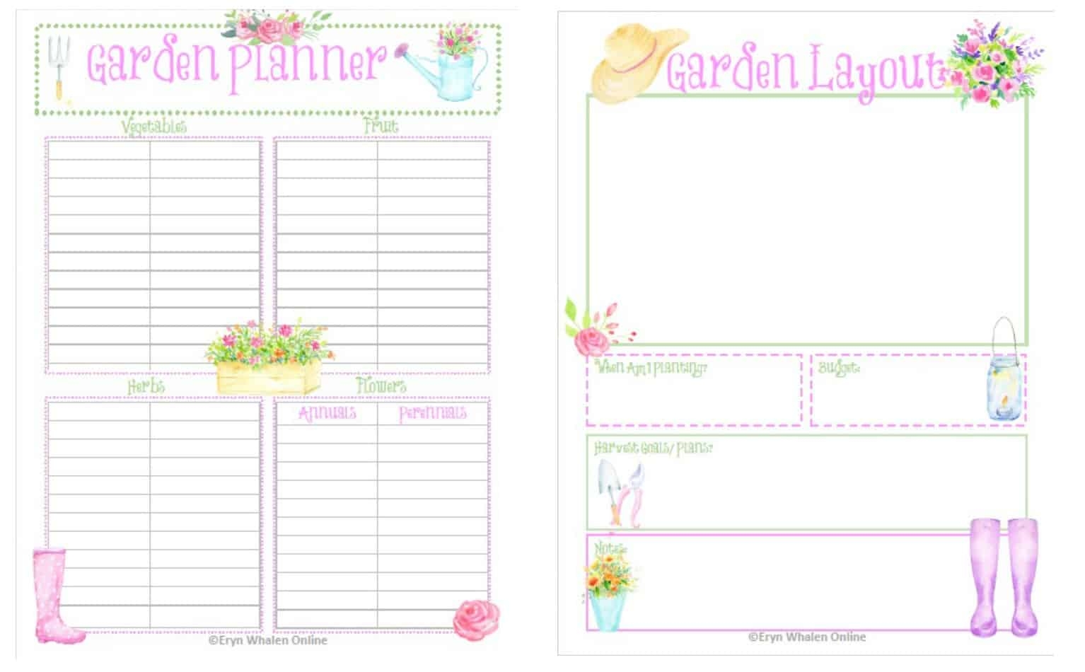 Garden Planning U0026 Free Printables Eryn Whalen Online