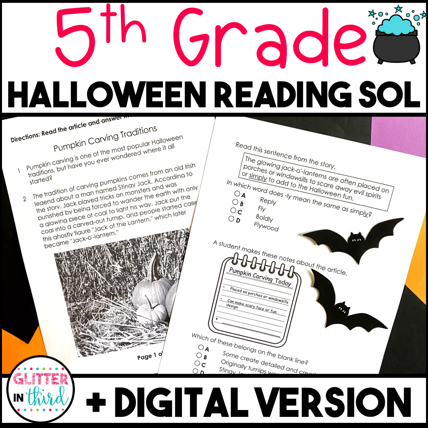 Reading Comprehension Halloween Worksheets