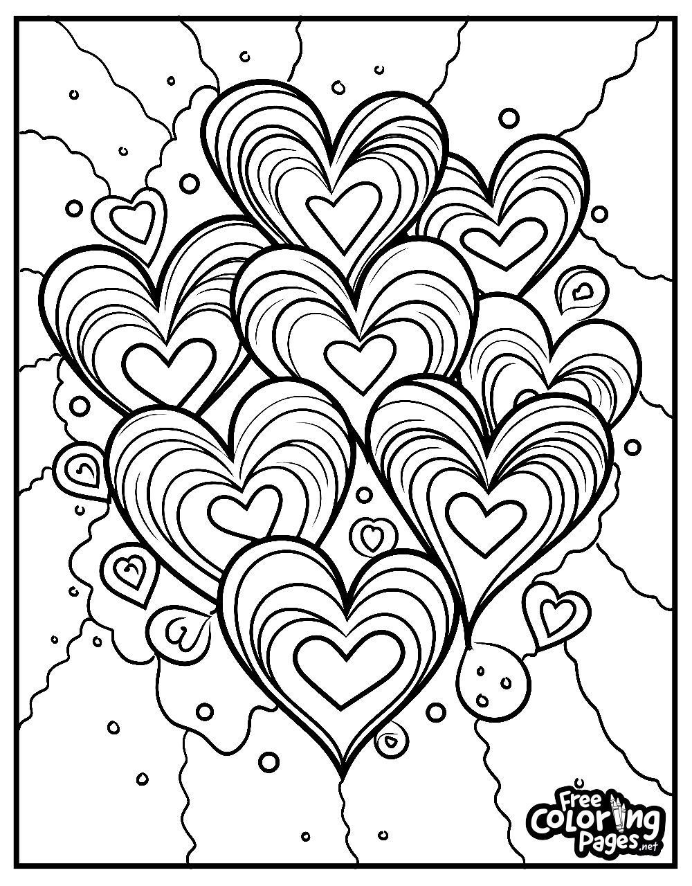 Free Printable Love Coloring Pages