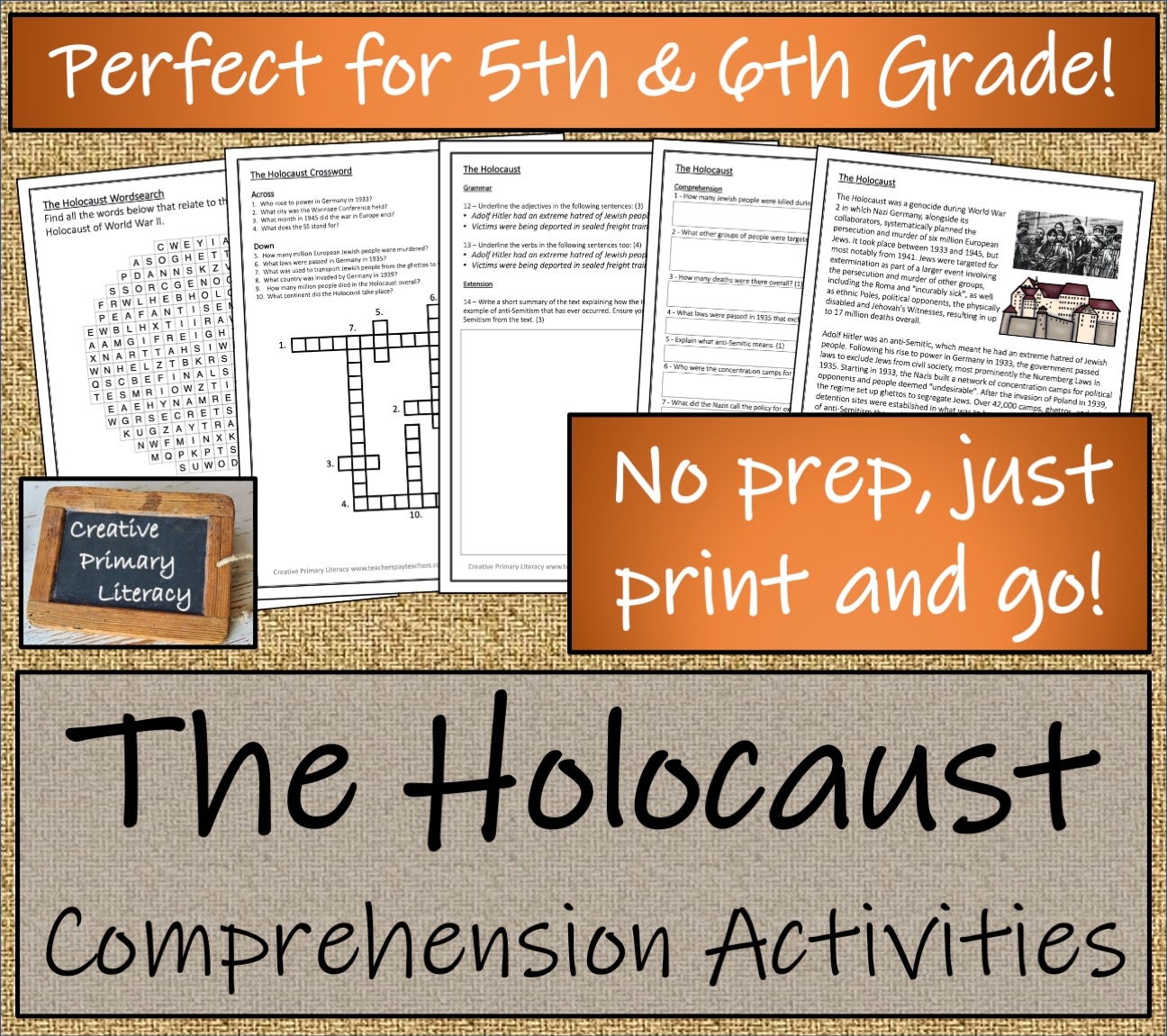 Holocaust Reading Comprehension Worksheet
