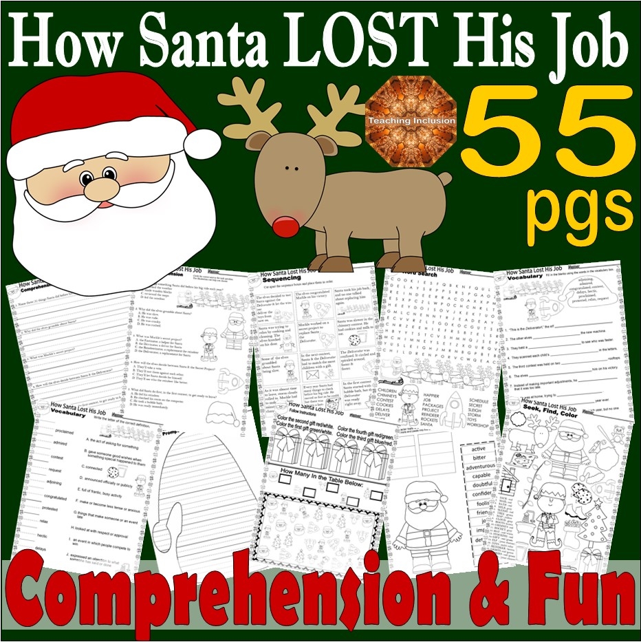 How Santa LOST His Job Christmas Read Aloud Book Companion Reading 