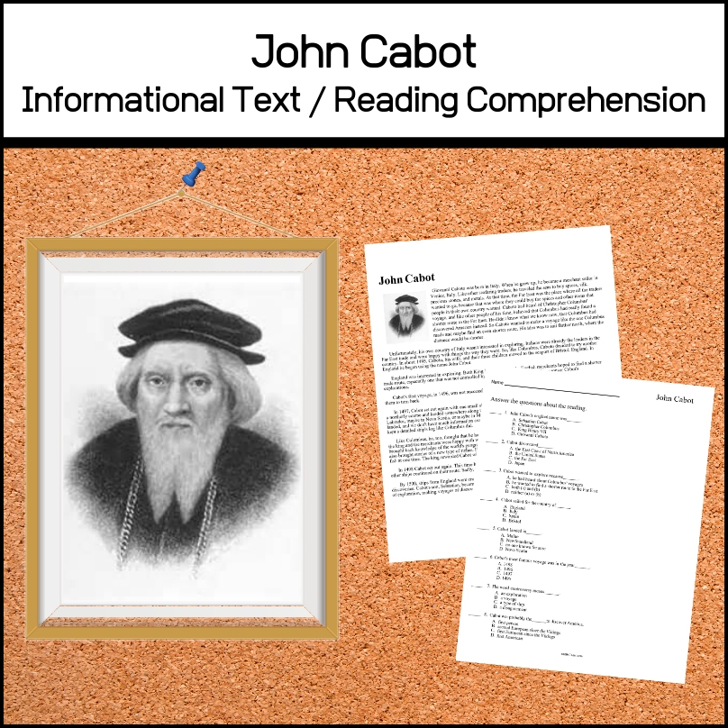 John Cabot History Informational Text U0026 Reading Comprehension