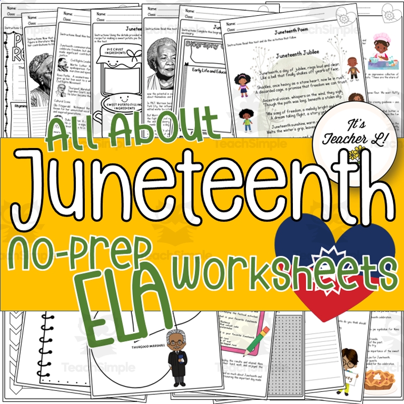 Juneteenth Reading Comprehension Worksheet