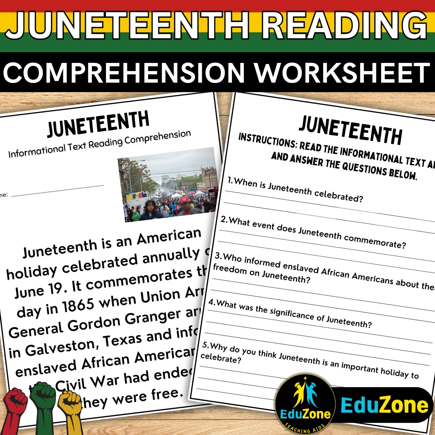Juneteenth Worksheet Understanding The Significance Of America s 