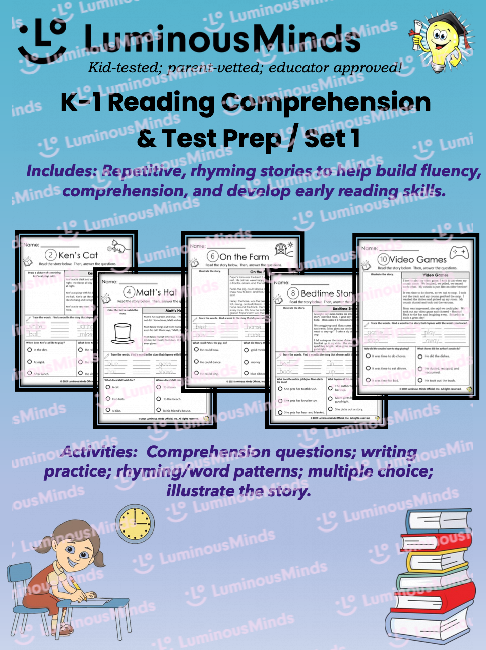 Reading Comprehension Test Printable Worksheets