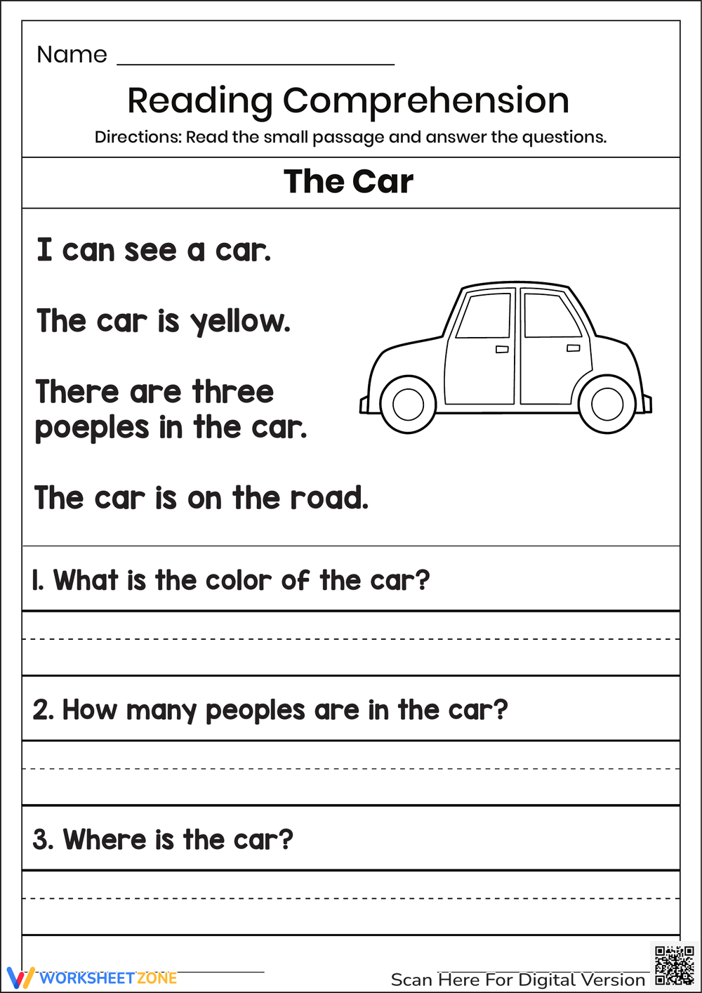 Level C Reading Comprehension Worksheets 2025