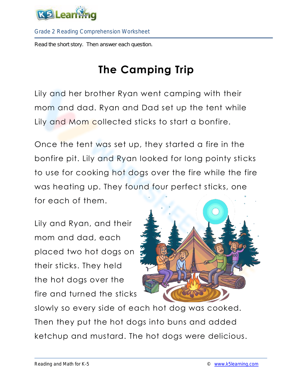 Level J Reading Comprehension Worksheets 2025
