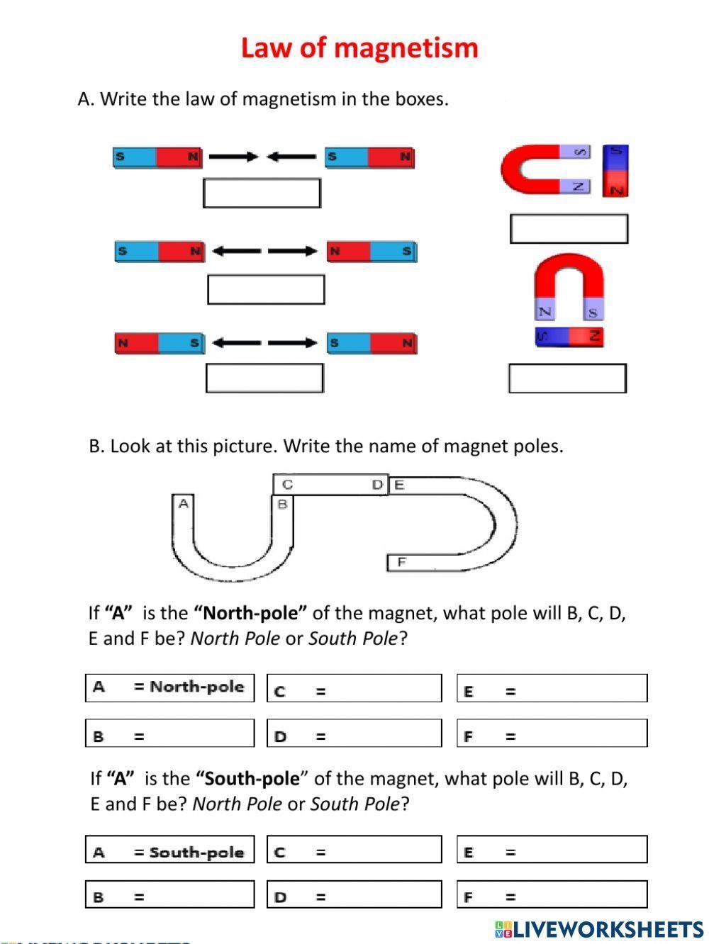 Magnets 3rd Grade Worksheets New Arrivals
