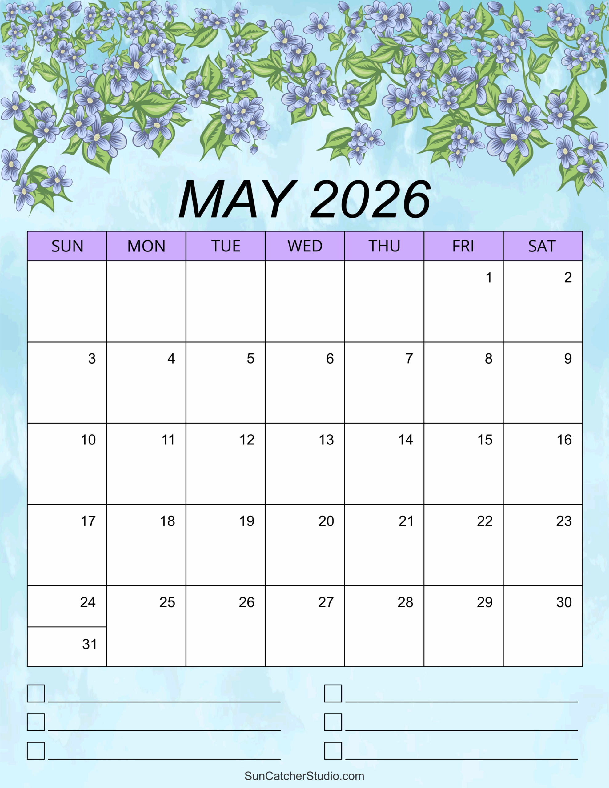 May 2026 Calendar Free Printable Free Printables Monograms 