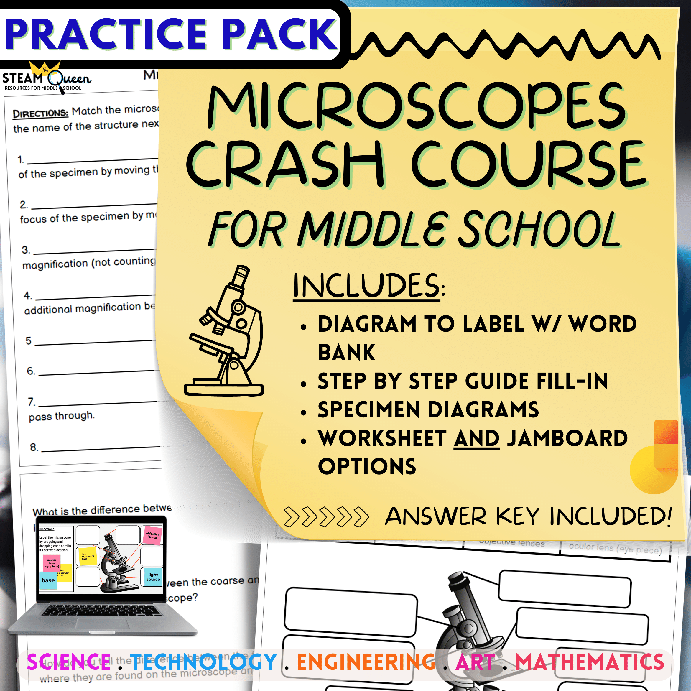 Microscope Reading Comprehension Worksheet Pdf
