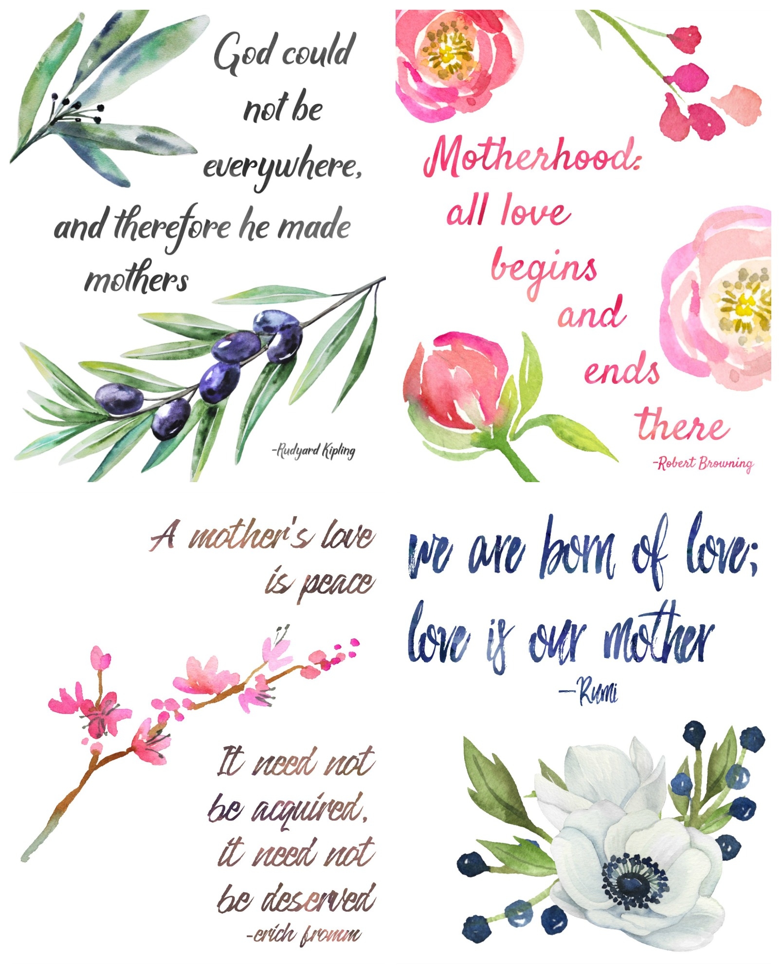 Mother s Day Free Printables and Our Late Spring Mantel Decor The Happy Housie