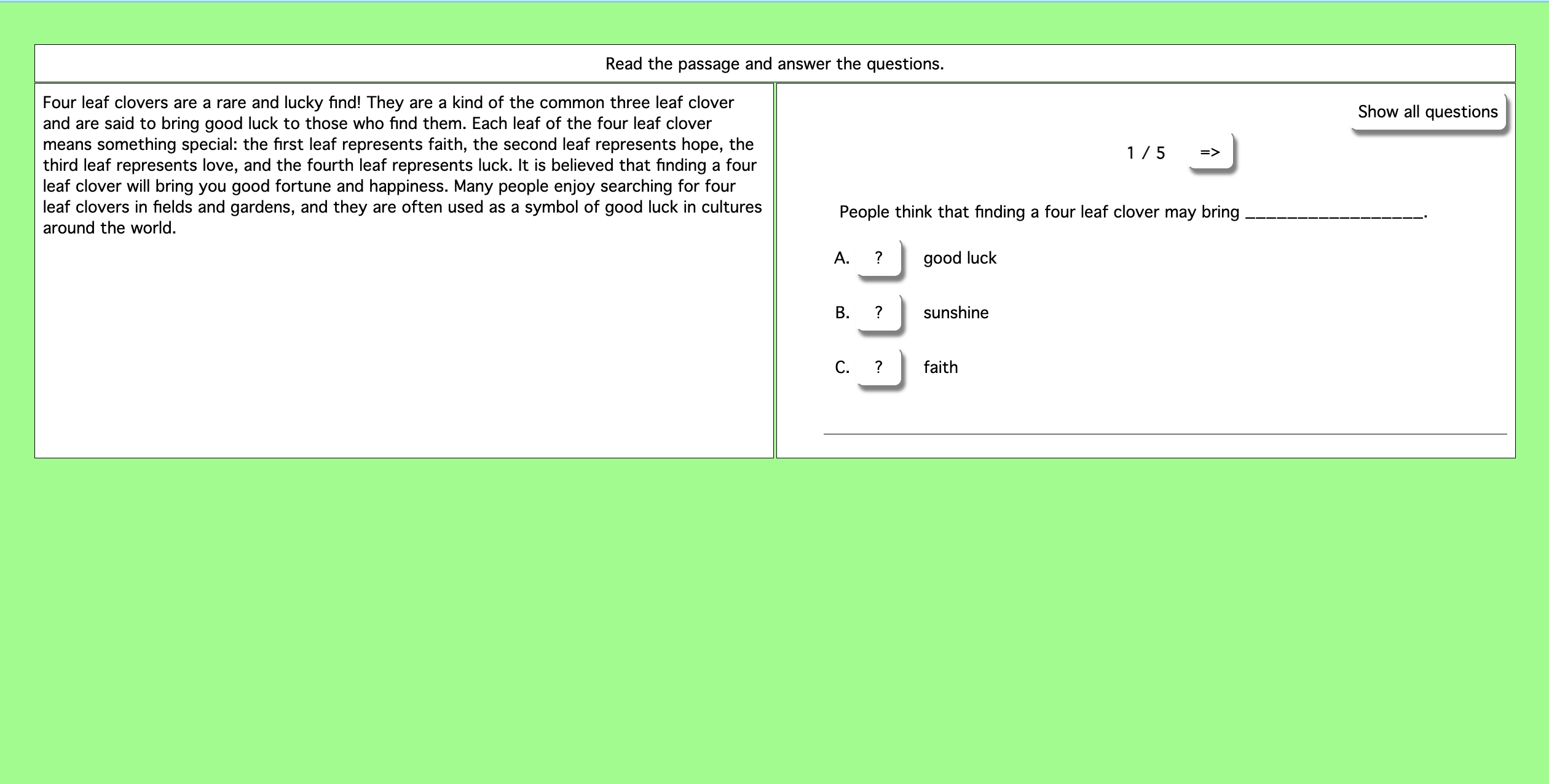 Online Reading Comprehension Activities For Grades 1 And 2