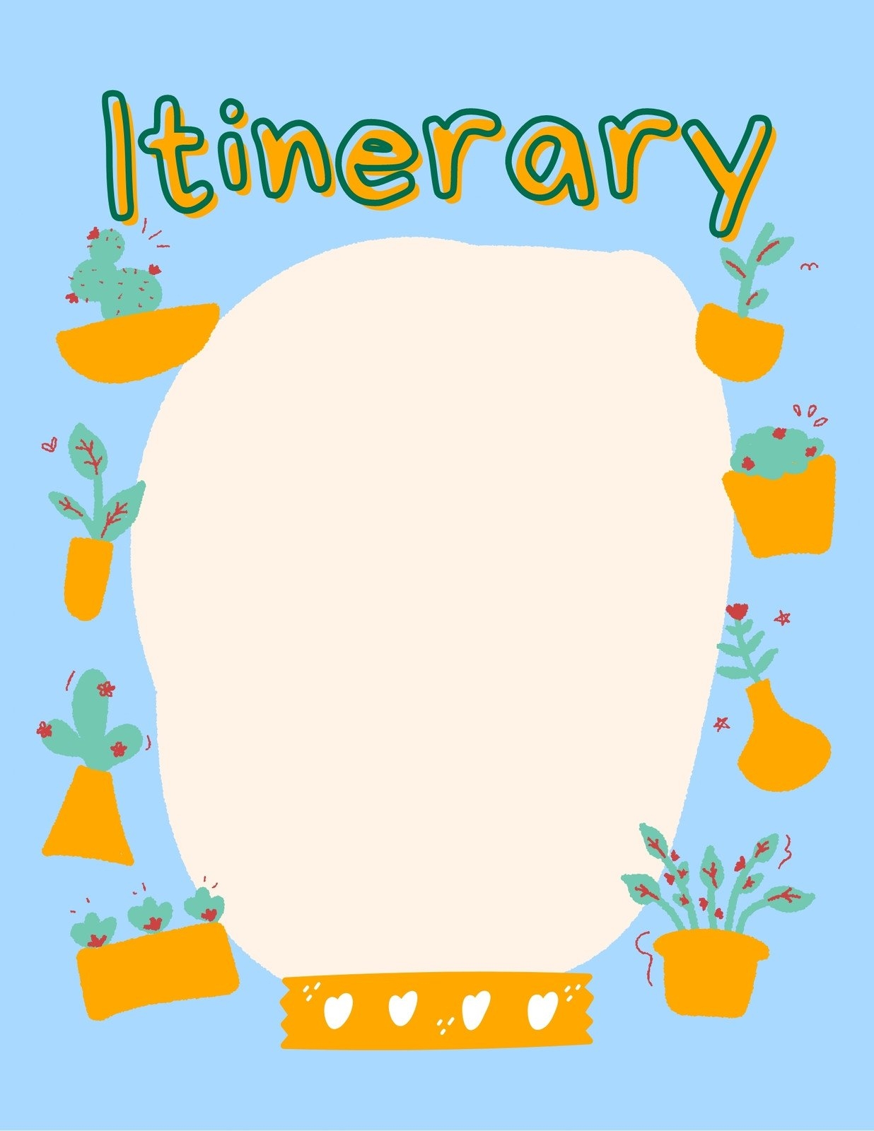 Page 15 Free And Customizable Itinerary Templates Canva