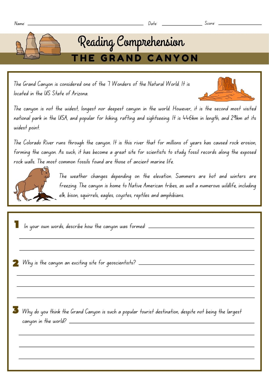 Page 7 Free Custom And Printable Reading Worksheet Templates Canva