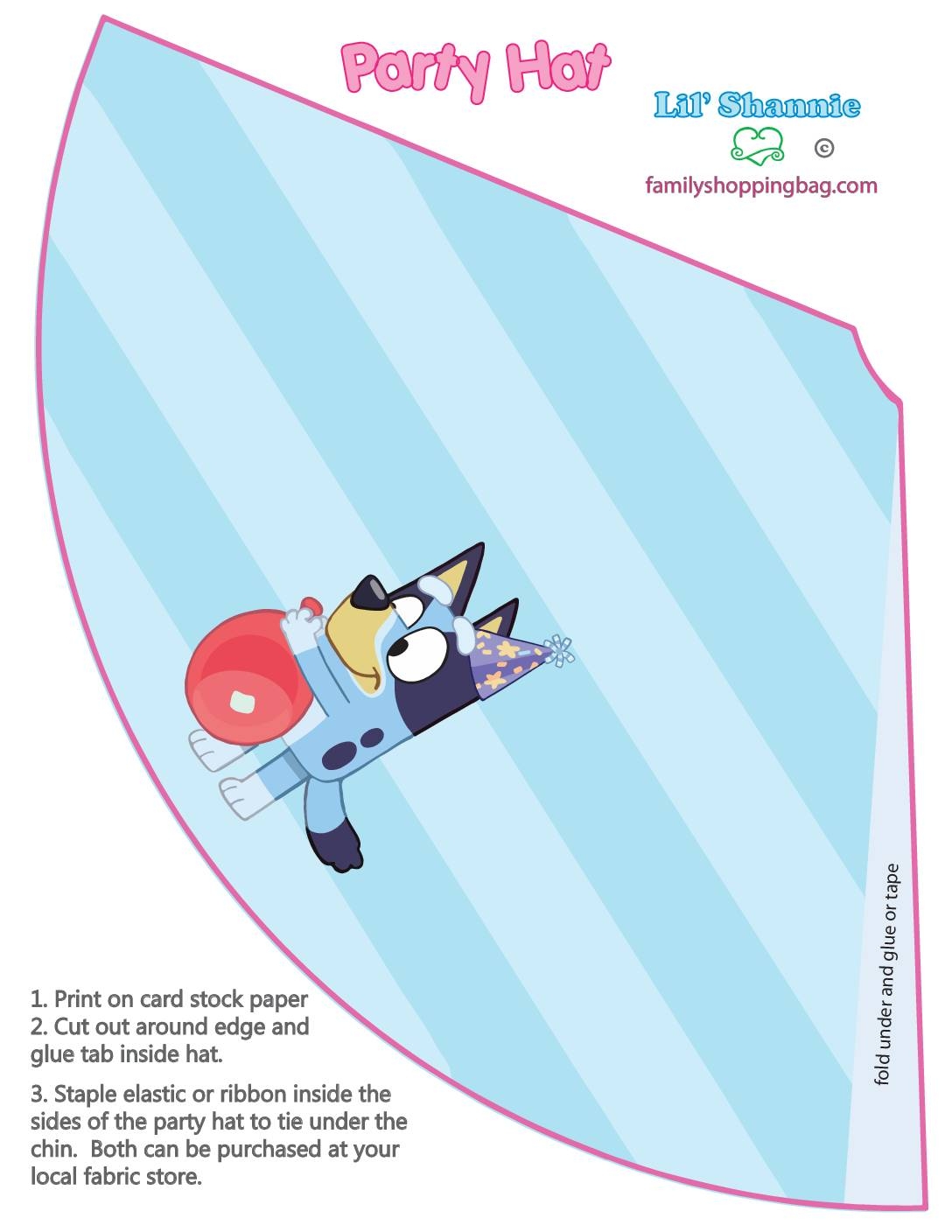 Bluey Birthday Printables Free