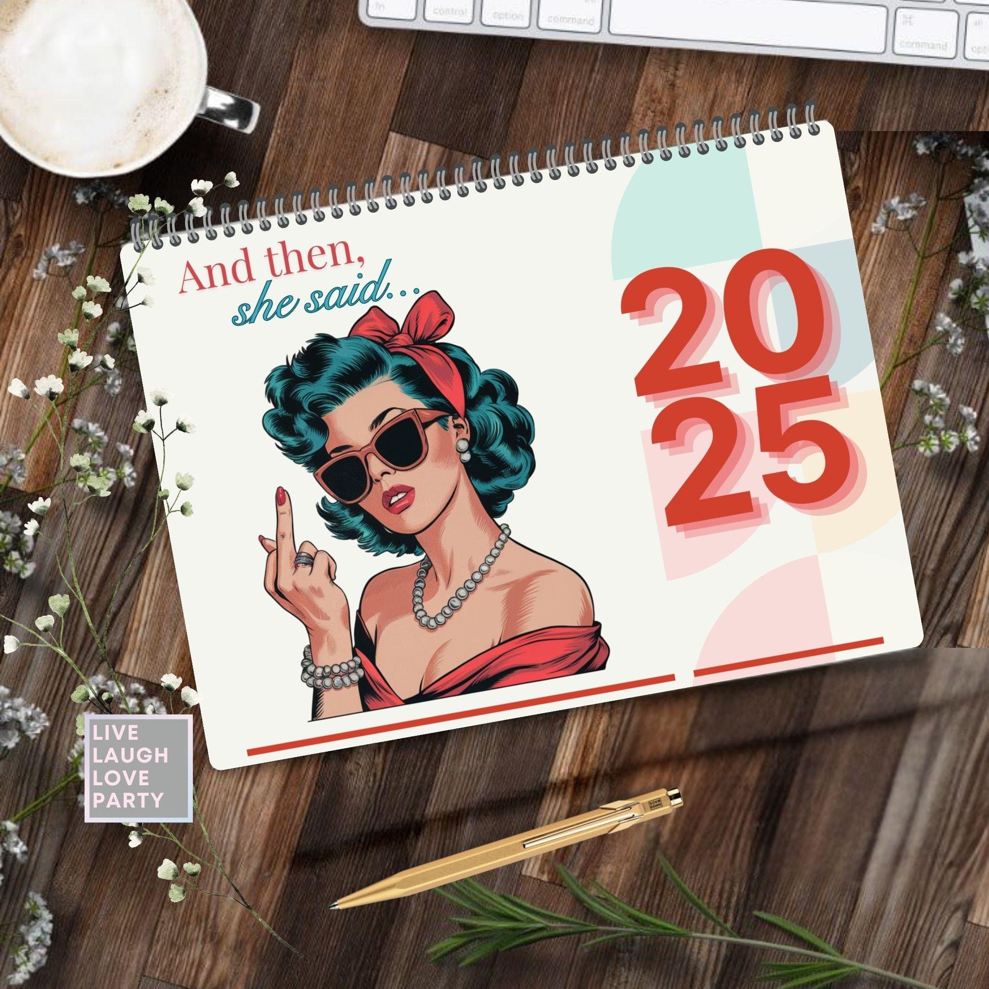 Retro Pin May 2026 Pin-Up Calendar