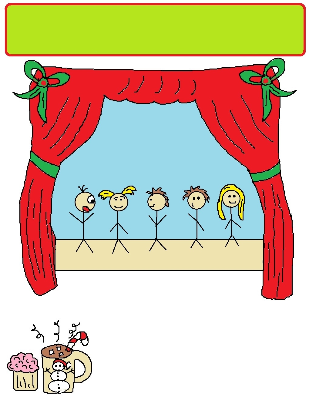Printable Christmas Play Invitations For Church
