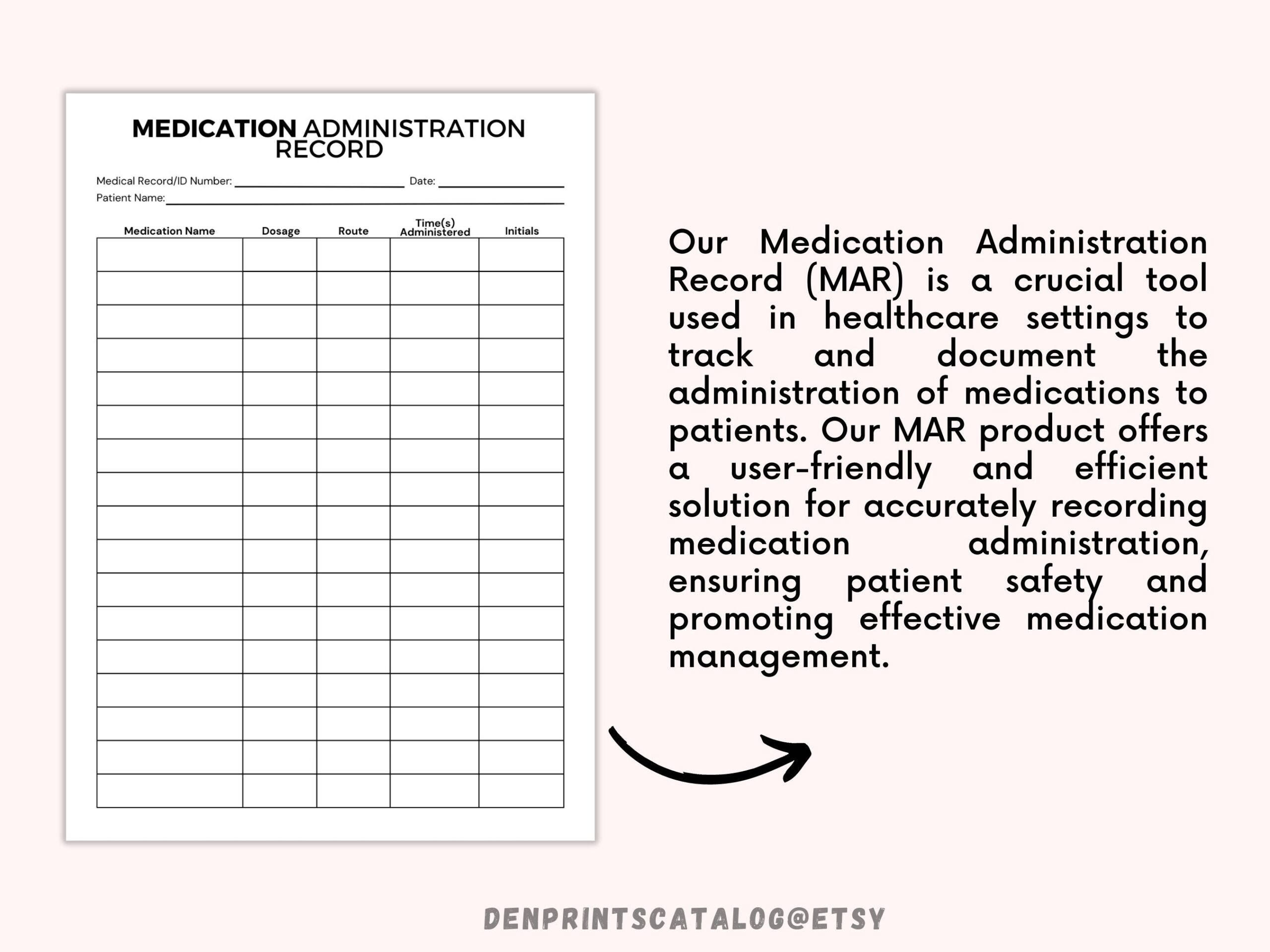 Free Printable Mar Template