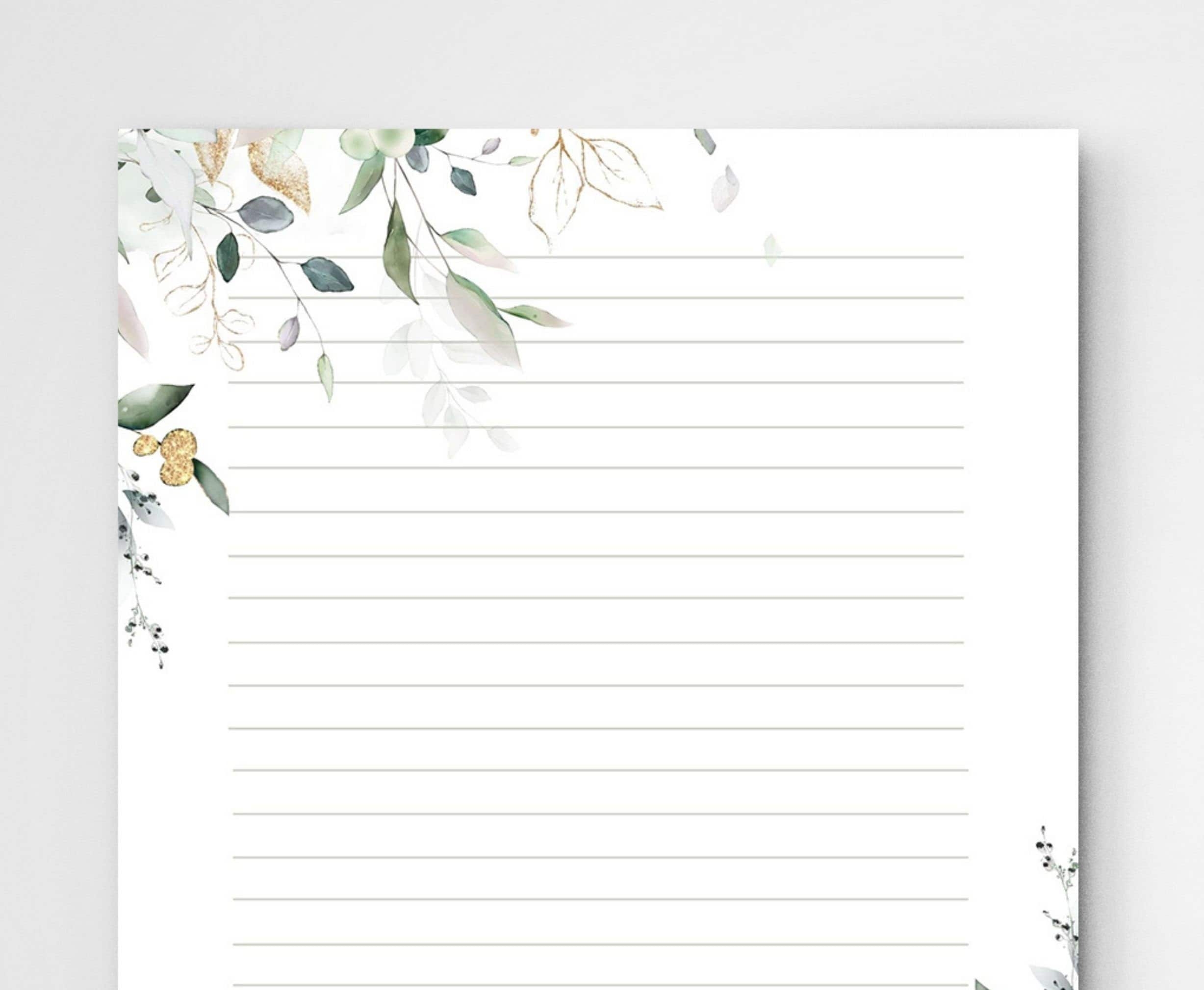 PRINTABLE Stationery Printable Stationary Printable Writing 