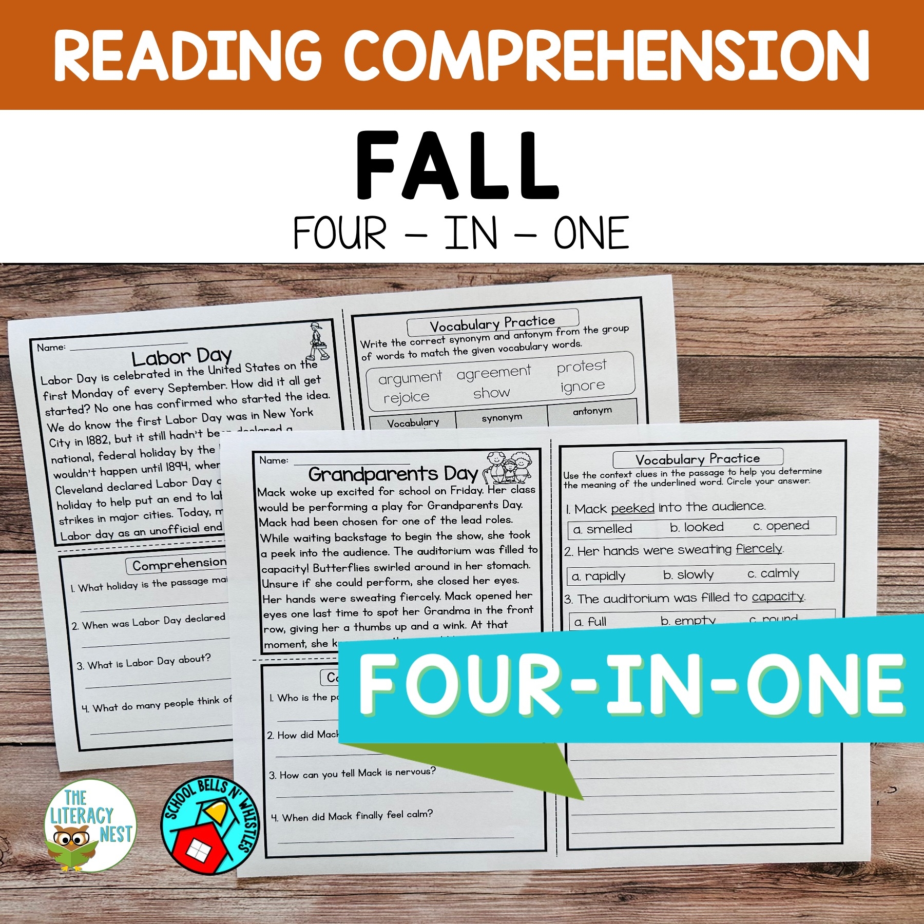 Reading Comprehension Worksheets For Struggling Readers