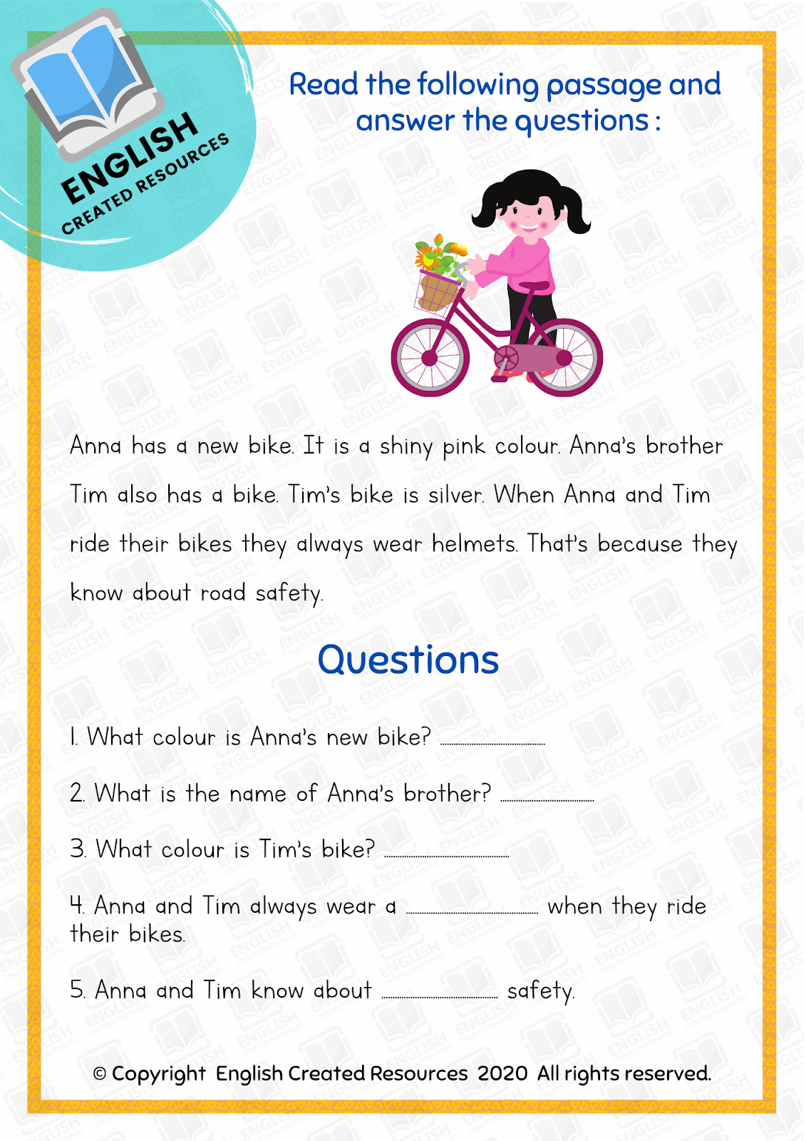 Reading Literature Railway Children Comprehension Worksheet
