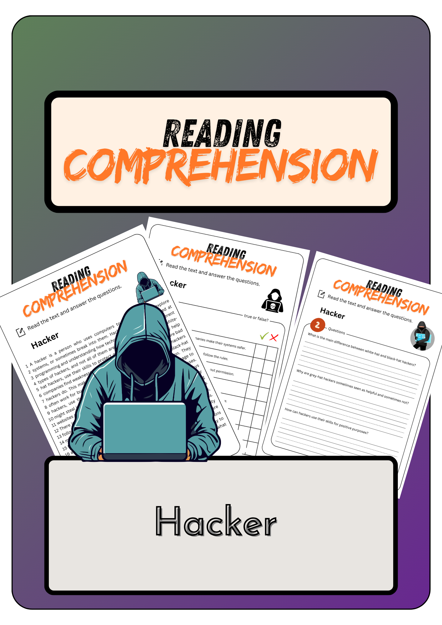 Reading Comprehension Hacker Solutions