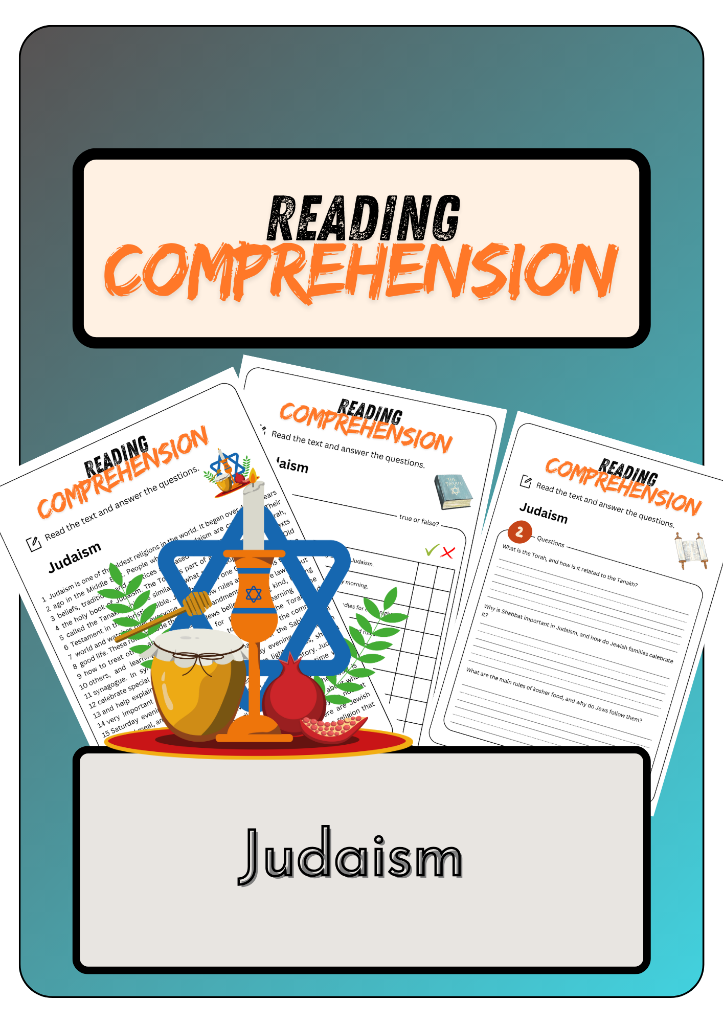 Reading Comprehension Judaism Solutions Made By Teachers
