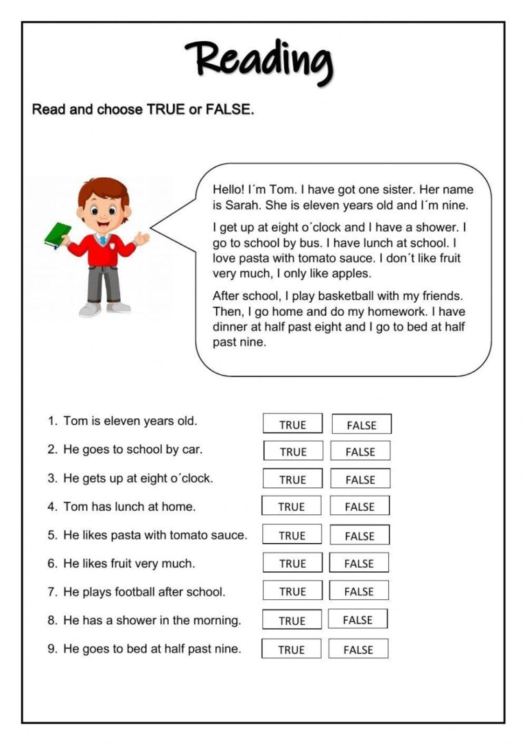Reading Comprehension Online Exercise For Grade 3 Live Worksheets Worksheets Library