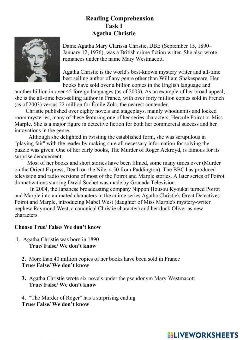 Reading Comprehension Worksheets Grade 8 Pdf