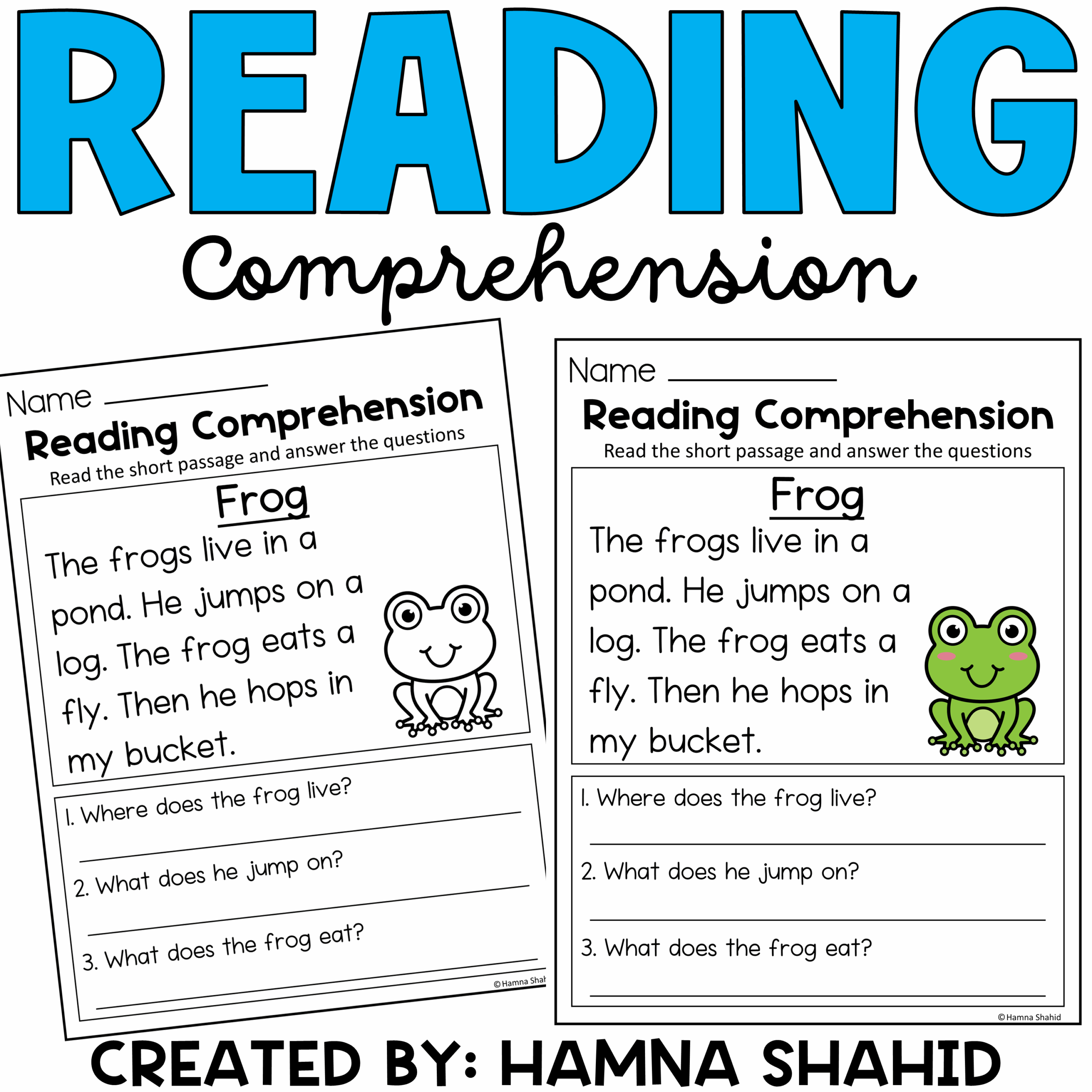 Reading Comprehension Passages Super Teacher Worksheets