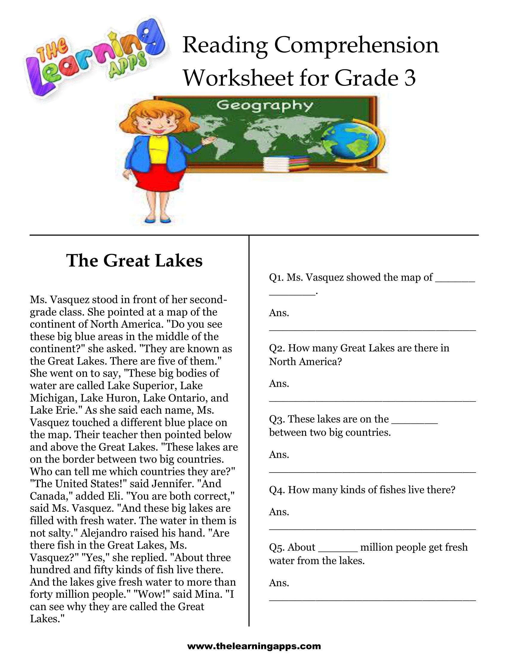 Reading Comprehension Passages And Questions March 3rd Grade Worksheets Library Worksheets Library