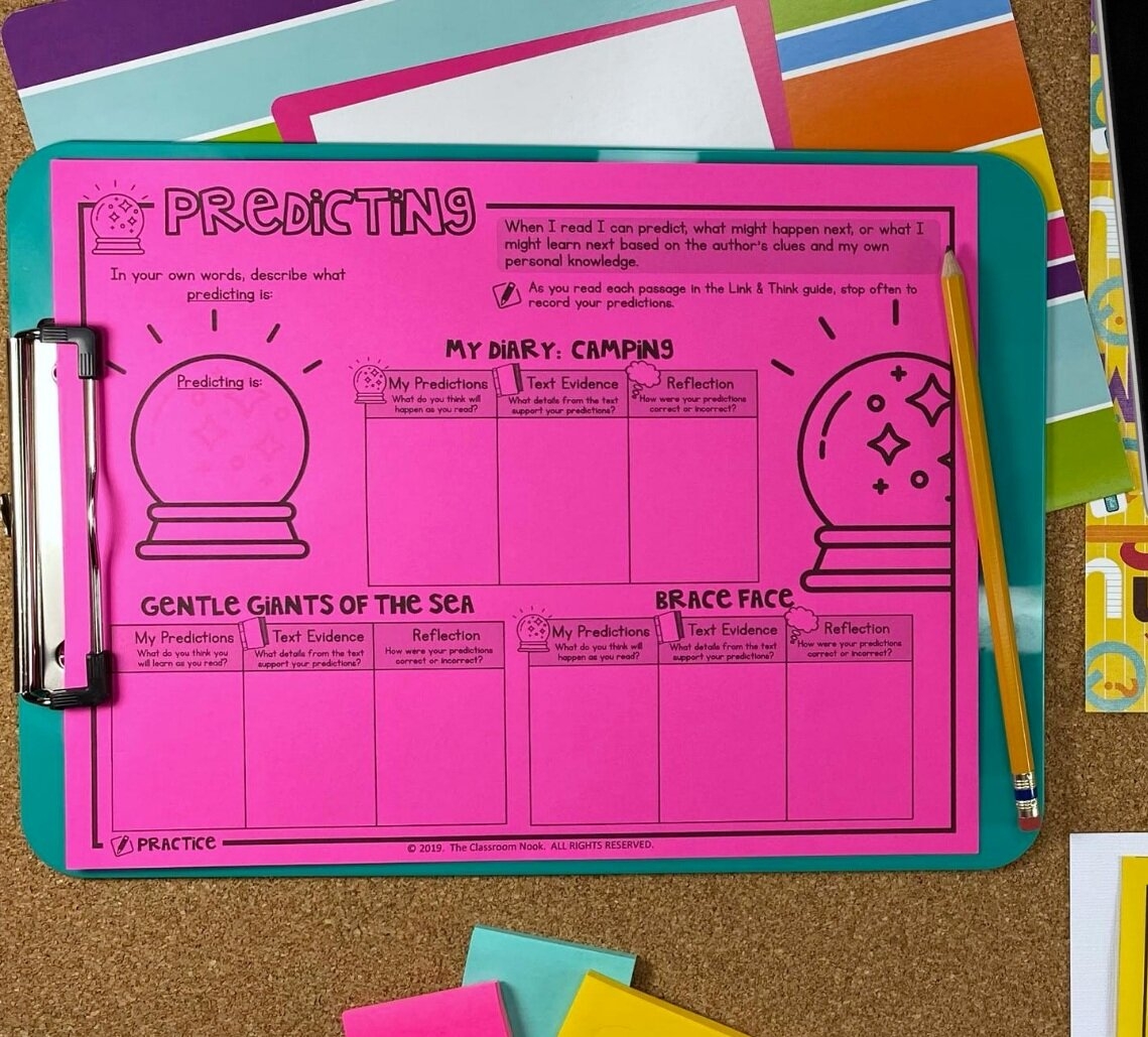 Reading Comprehension Strategy Series How To Teach Students To Make Predictions While They Read THE CLASSROOM NOOK