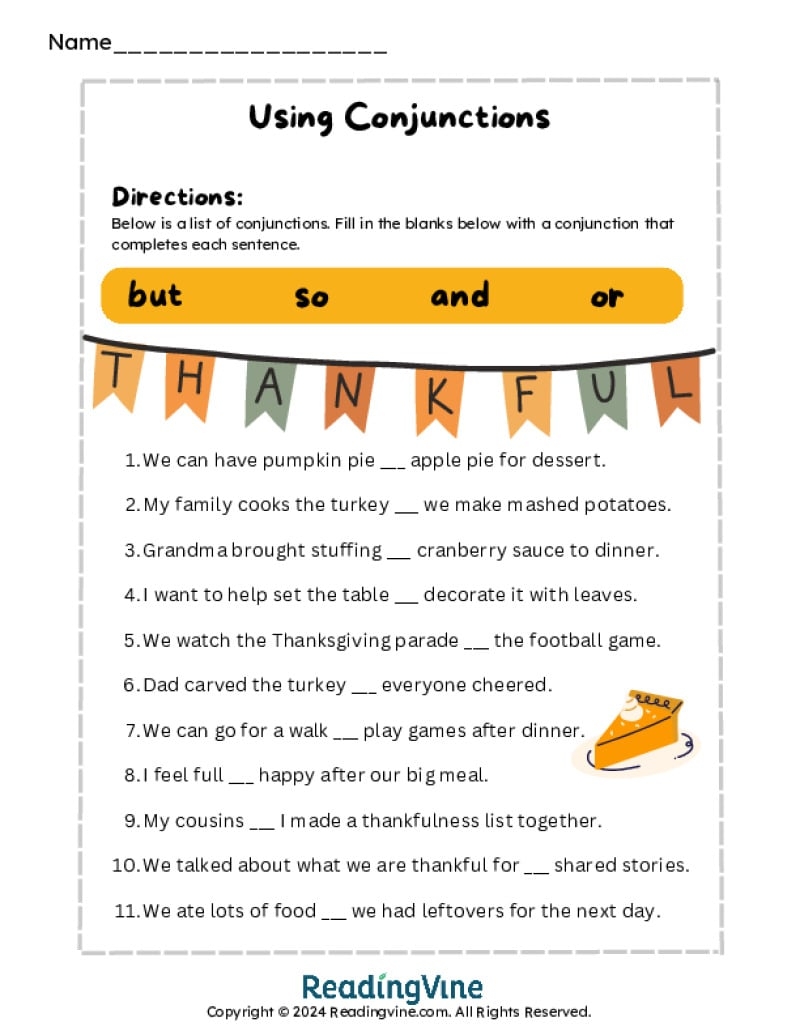 Reading Comprehension Worksheets