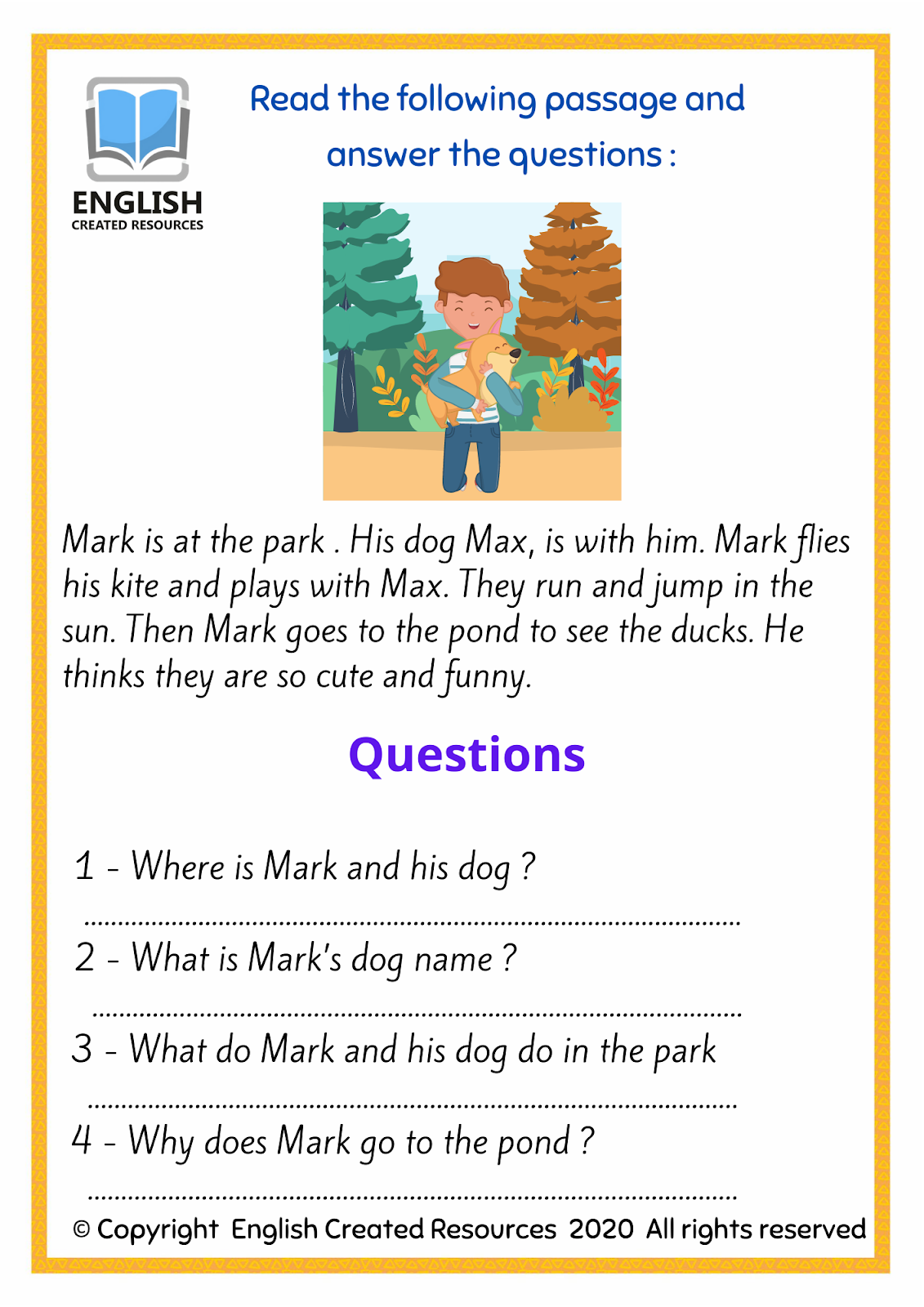 Reading Advertisements For Comprehension Worksheets