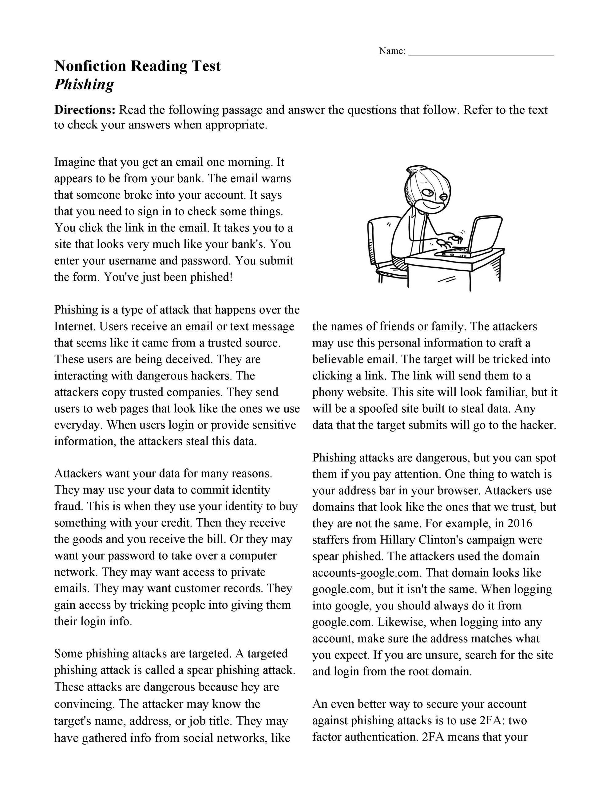 Macmillan Reading Comprehension Worksheets Pdf