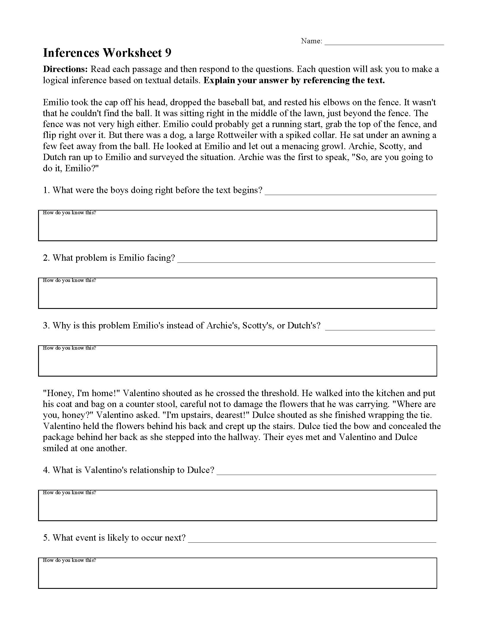Reading For Meaning Comprehension Worksheets