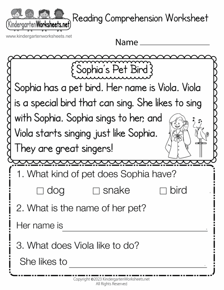Reading Worksheets U0026 Printables Education Worksheets Library