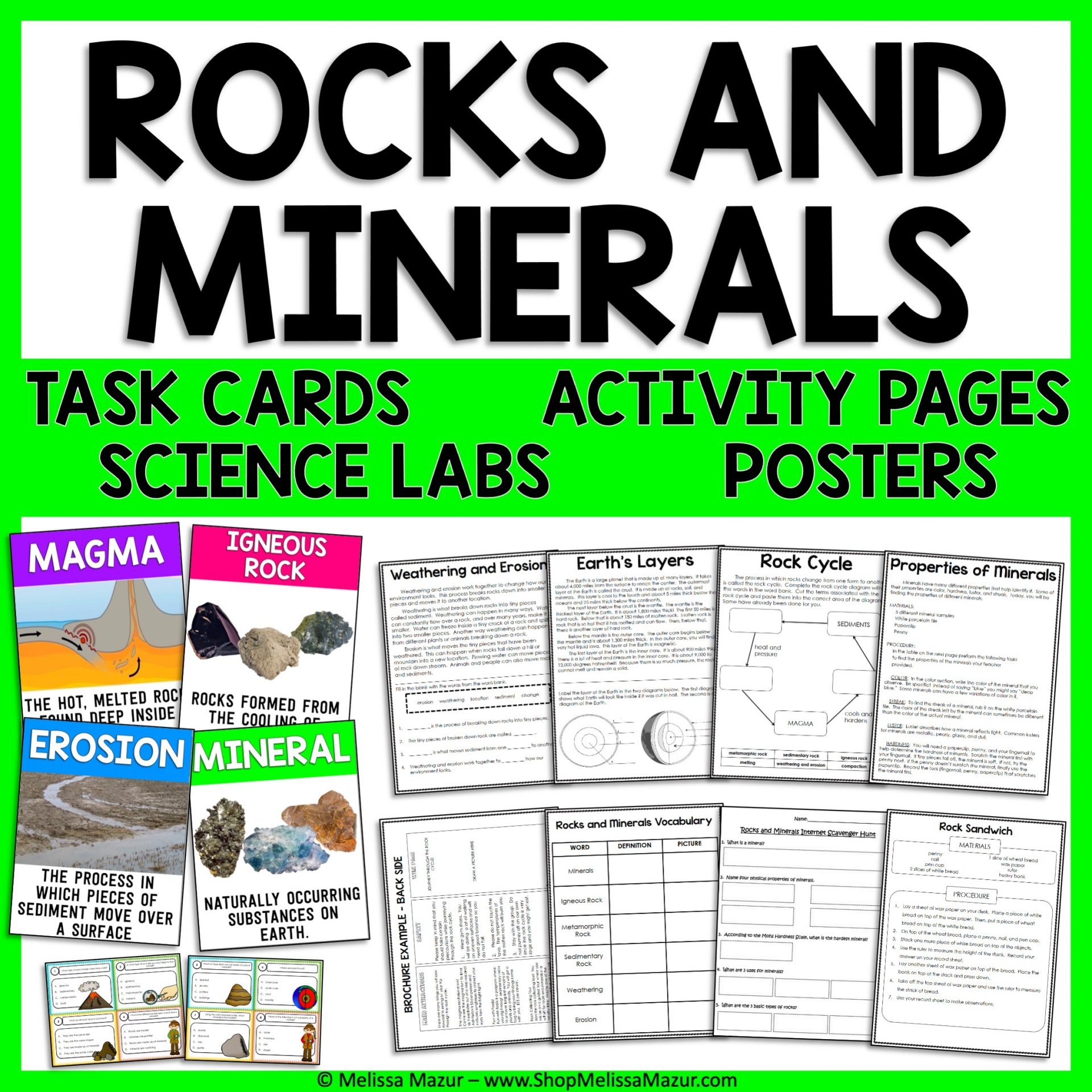 Minerals Reading Comprehension Worksheet Answer Key